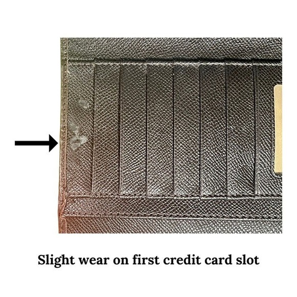 COACH Signature Canvas / Leather Khaki /Brown Trifold Wallet Checkbook F53615 - Picture 8 of 10